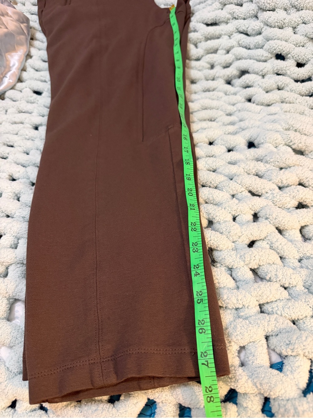 Chico's Brown Stretch Button Up Pants Sz 2.5 - Picture 11 of 13
